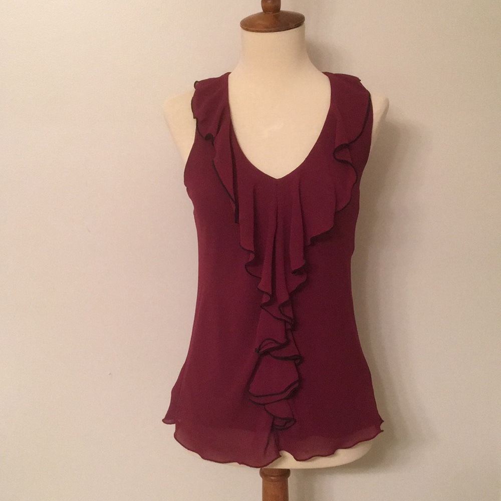 MAKE AN OFFER—BCX Burgundy Top